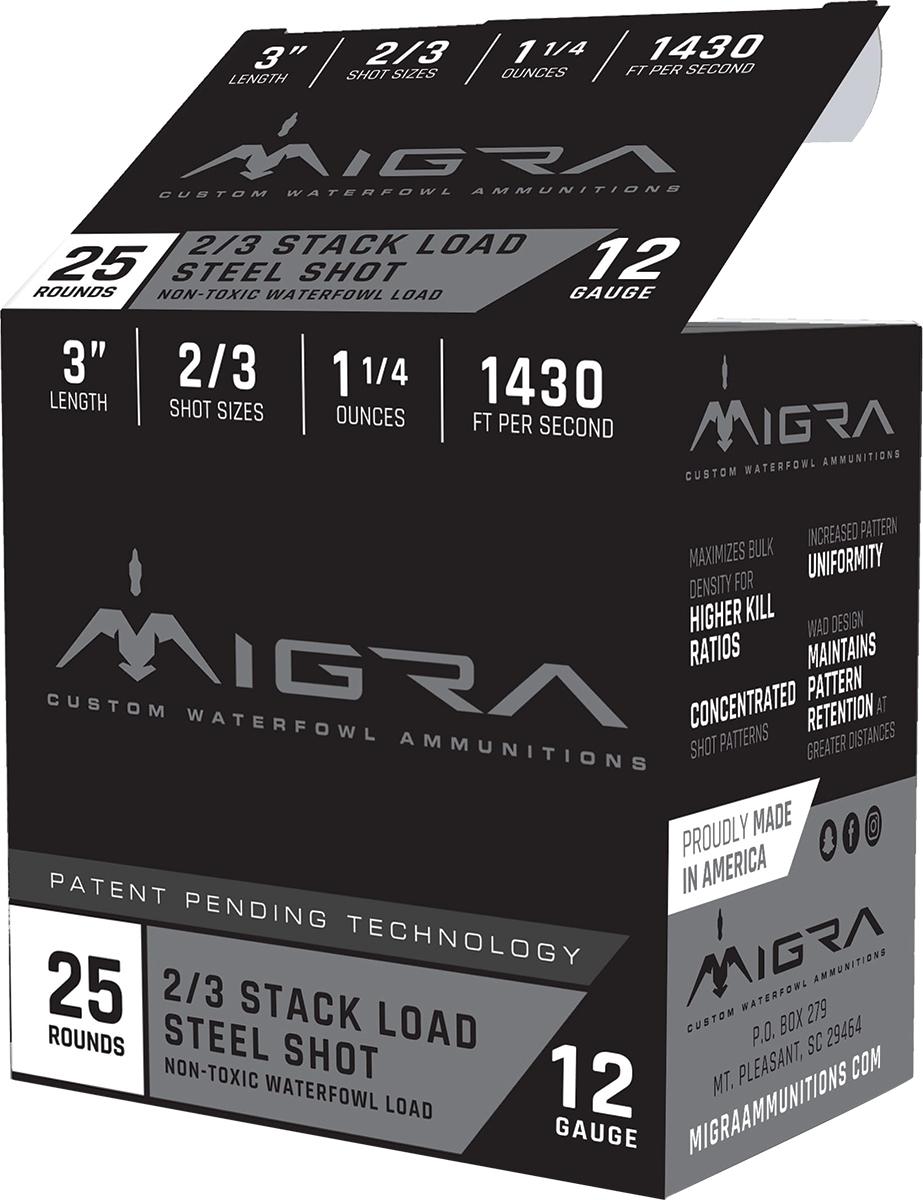 Migra Waterfowl Steel Shot Shot Shells 12 ga 3