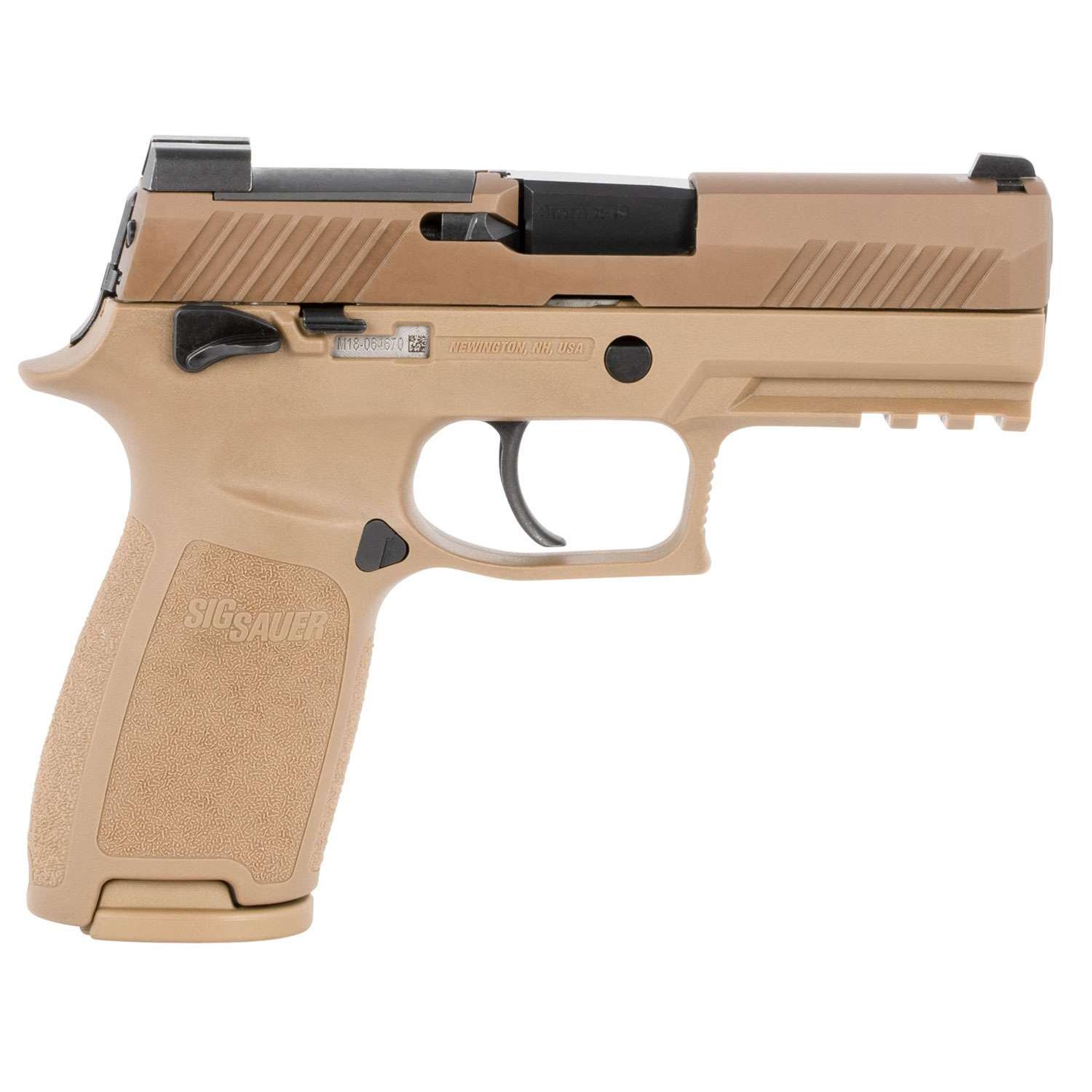 Sig Sauer P320 M18 Handgun 9mm Luger 10rd Magazines 3.9